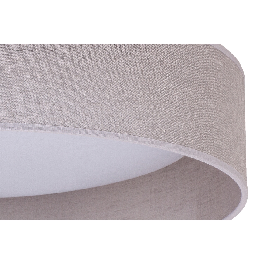 Duolla - Plafonnier ROLLER LED/24W/230V d. 45 cm gris clair