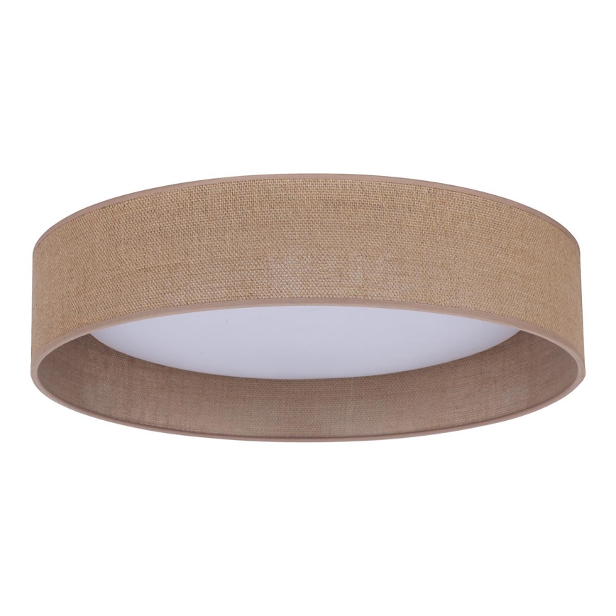 Duolla - Plafonnier ROLLER LED/24W/230V d. 45 cm marron clair