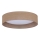 Duolla - Plafonnier ROLLER LED/24W/230V d. 45 cm marron clair