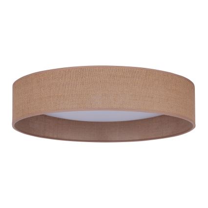 Duolla - Plafonnier ROLLER LED/24W/230V d. 45 cm marron clair