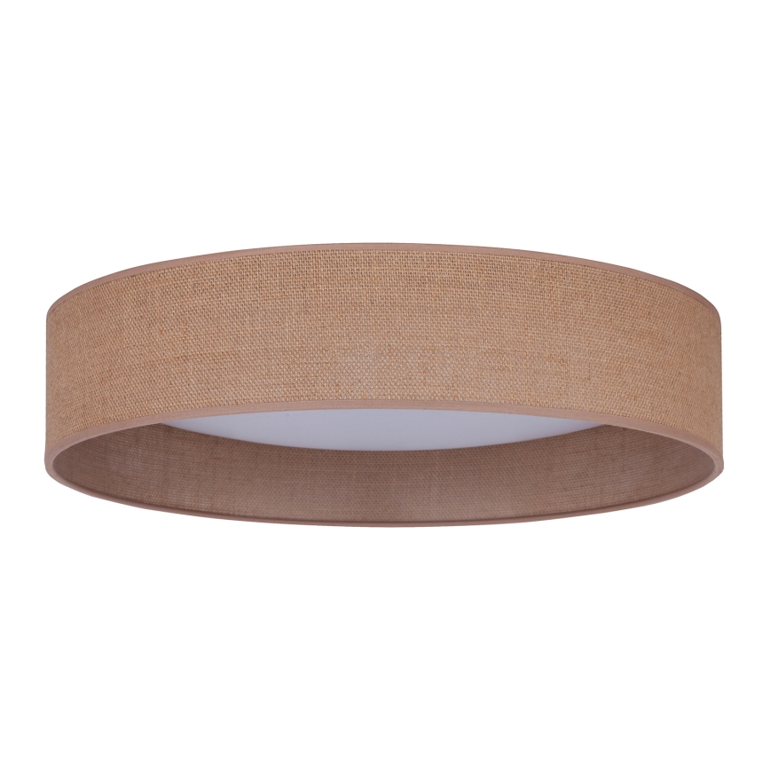 Duolla - Plafonnier ROLLER LED/24W/230V d. 45 cm marron clair