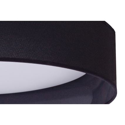 Duolla - Plafonnier ROLLER LED/24W/230V d. 45 cm noir