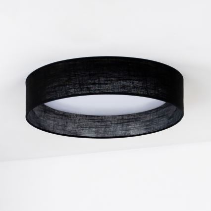 Duolla - Plafonnier ROLLER LED/24W/230V d. 45 cm noir