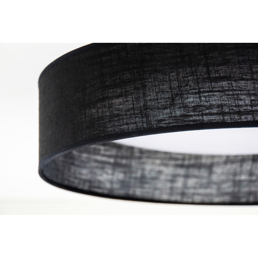 Duolla - Plafonnier ROLLER LED/24W/230V d. 45 cm noir