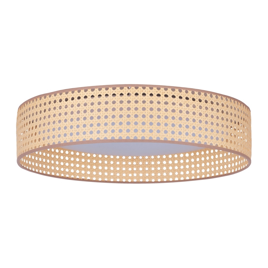 Duolla - Plafonnier ROLLER LED/24W/230V d. 45 cm rotin