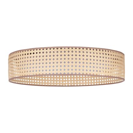 Duolla - Plafonnier ROLLER LED/24W/230V d. 45 cm rotin