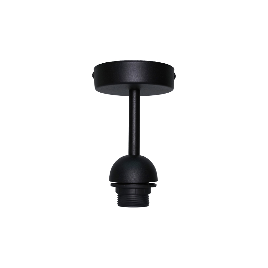 Duolla - Plafonnier ROLLER RATTAN 1xE27/15W/230V d. 45 cm noir