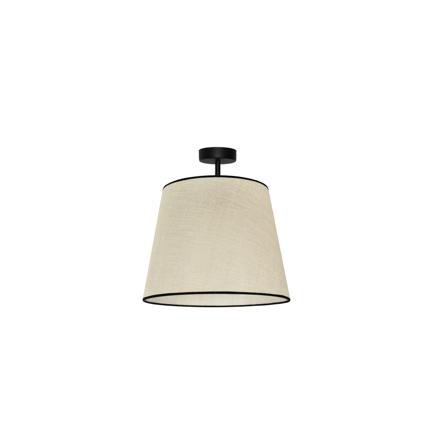 Duolla - Plafonnier YUTE 1xE27/15W/230V d. 38 cm gris/noir