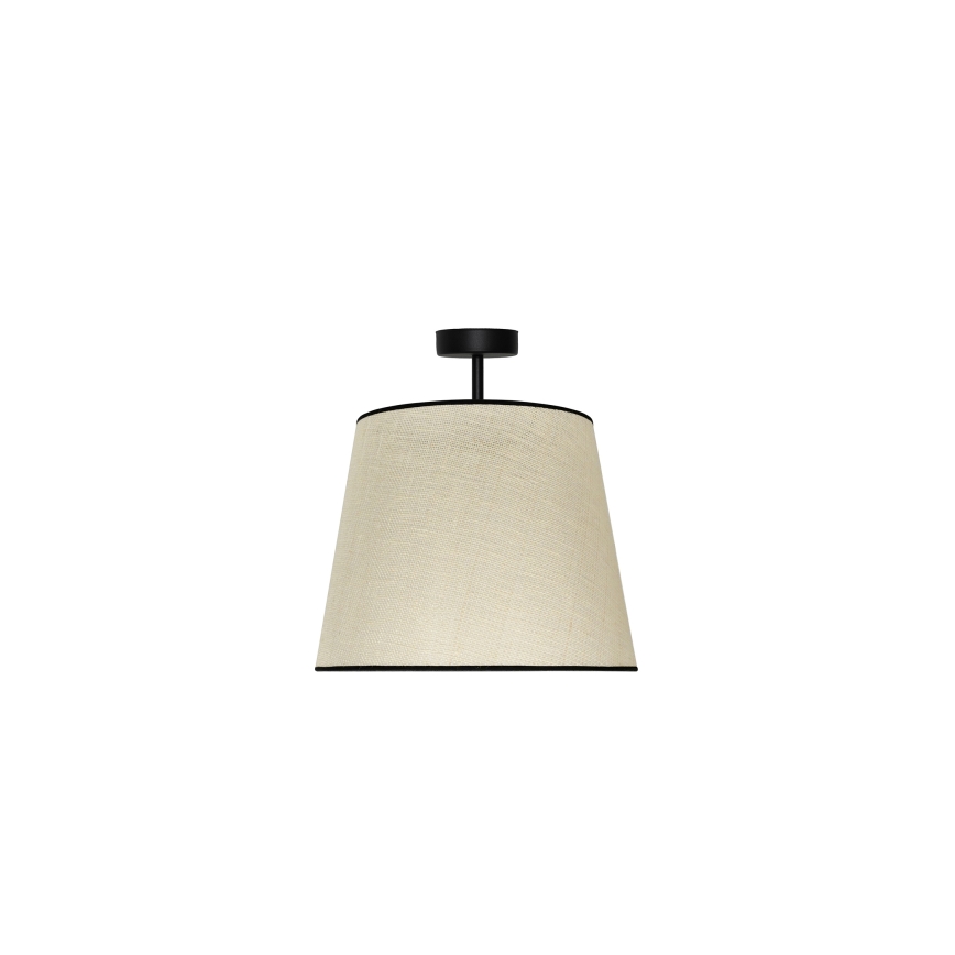 Duolla - Plafonnier YUTE 1xE27/15W/230V d. 38 cm gris/noir