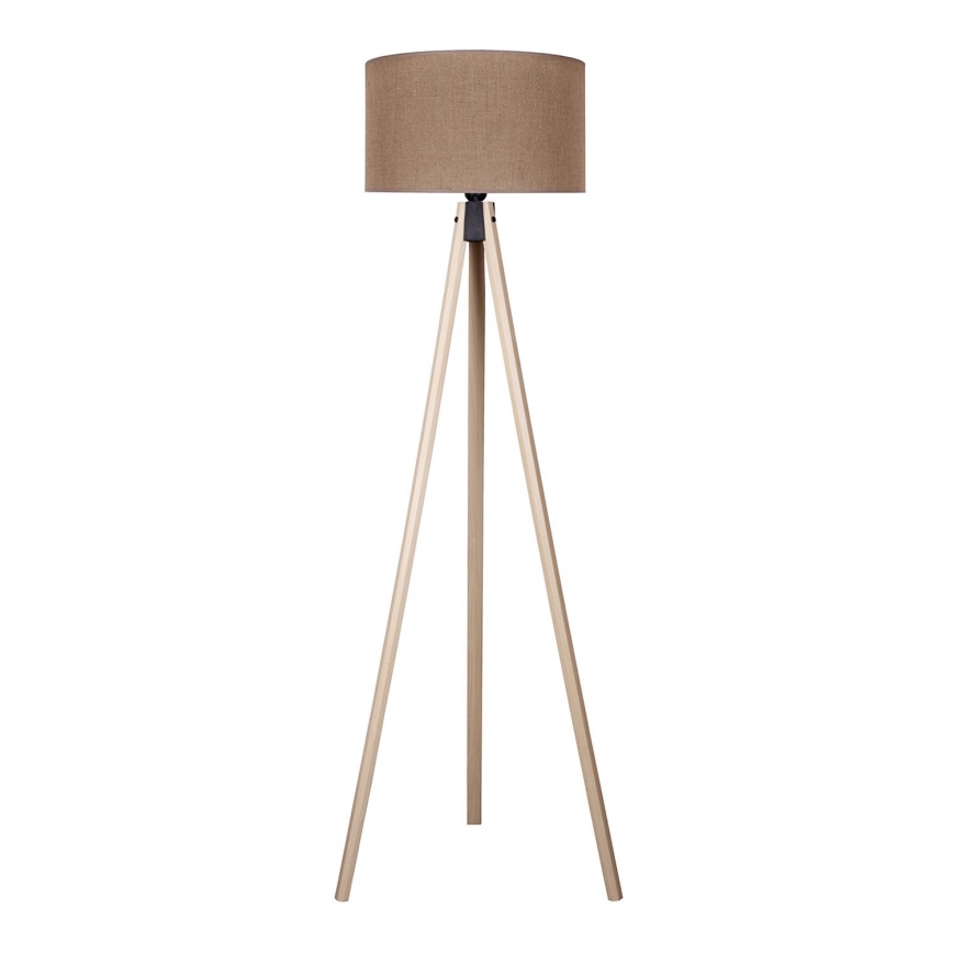 Duolla - Stehleuchte 1xE27/60W/230V d 44 cm braun/beige