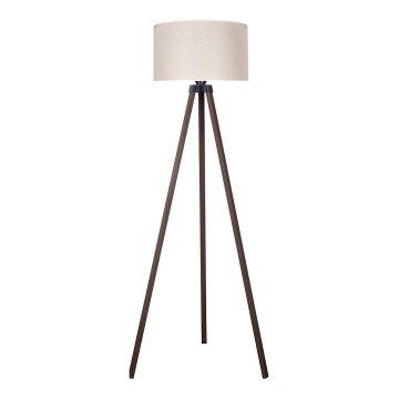Duolla - Stehleuchte 1xE27/60W/230V d 44 cm cremefarben/braun