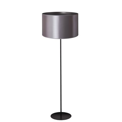 Duolla - Stehleuchte CANNES 1xE27/15W/230V d 45 cm silbern/schwarz