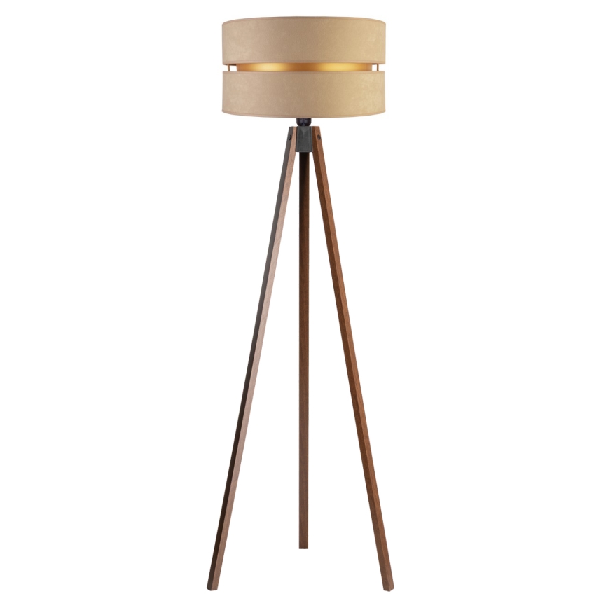 Duolla - Stehleuchte DUO 1xE27/60W/230V d 44 cm beige/Wenge