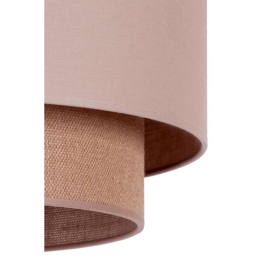 Duolla - Suspension filaire BOHO 1xE27/15W/230V d. 45 cm beige/marron