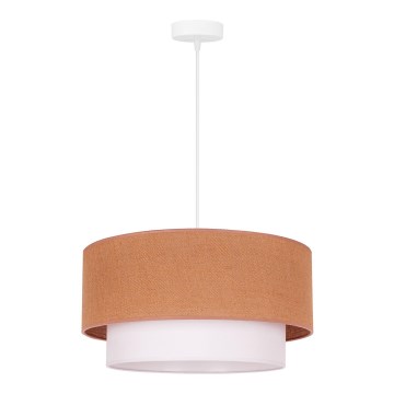 Duolla - Suspension filaire BOHO 1xE27/40W/230V d. 45 cm beige/blanc
