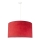 Duolla - Suspension filaire BRISTOL 1xE27/40W/230V d. 45 cm rouge