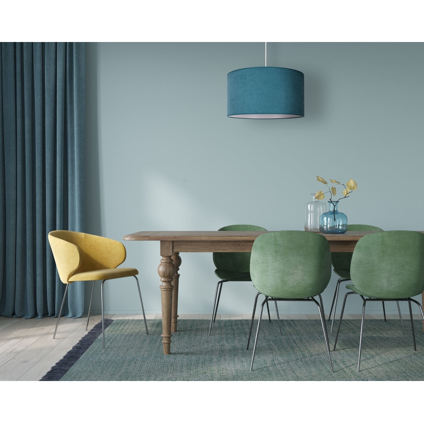 Duolla - Suspension filaire BRISTOL 1xE27/40W/230V d. 45 cm turquoise