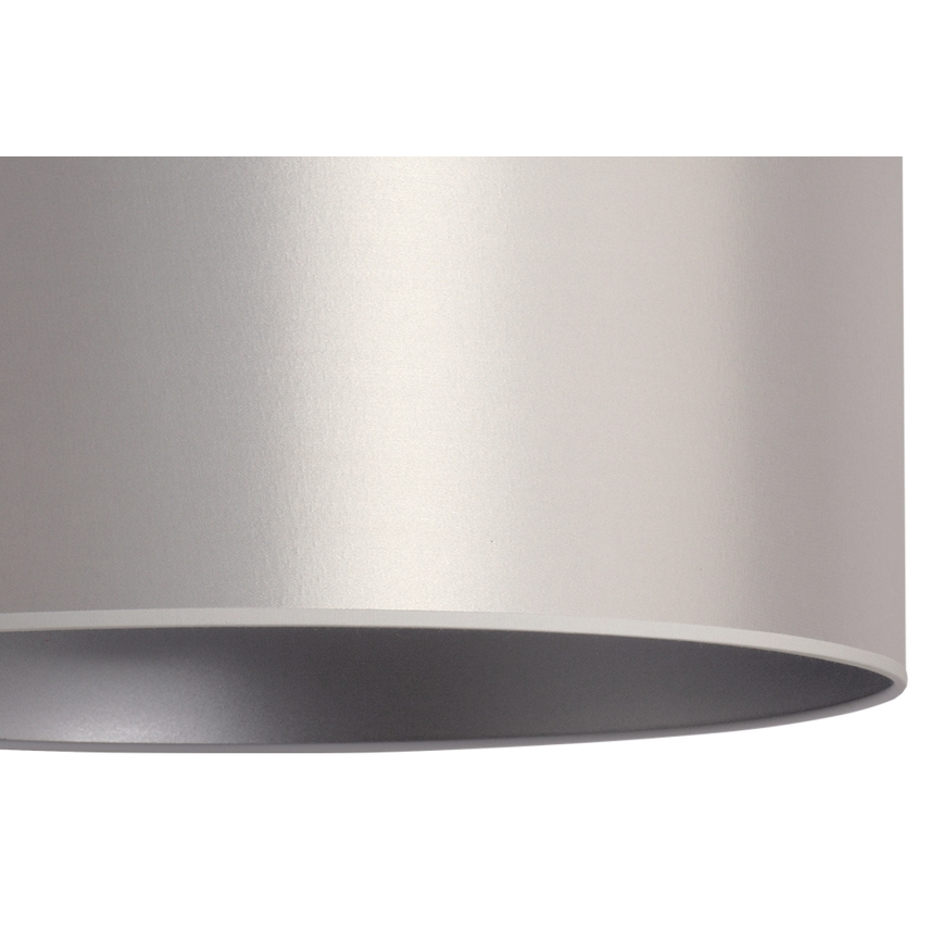Duolla - Suspension filaire CANNES 1xE27/15W/230V diam. 50 cm argent
