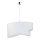 Duolla - Suspension filaire CELLO 1xE27/40W/230V d. 45 cm blanc