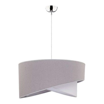 Duolla - Suspension filaire CELLO 1xE27/40W/230V d. 45 cm gris