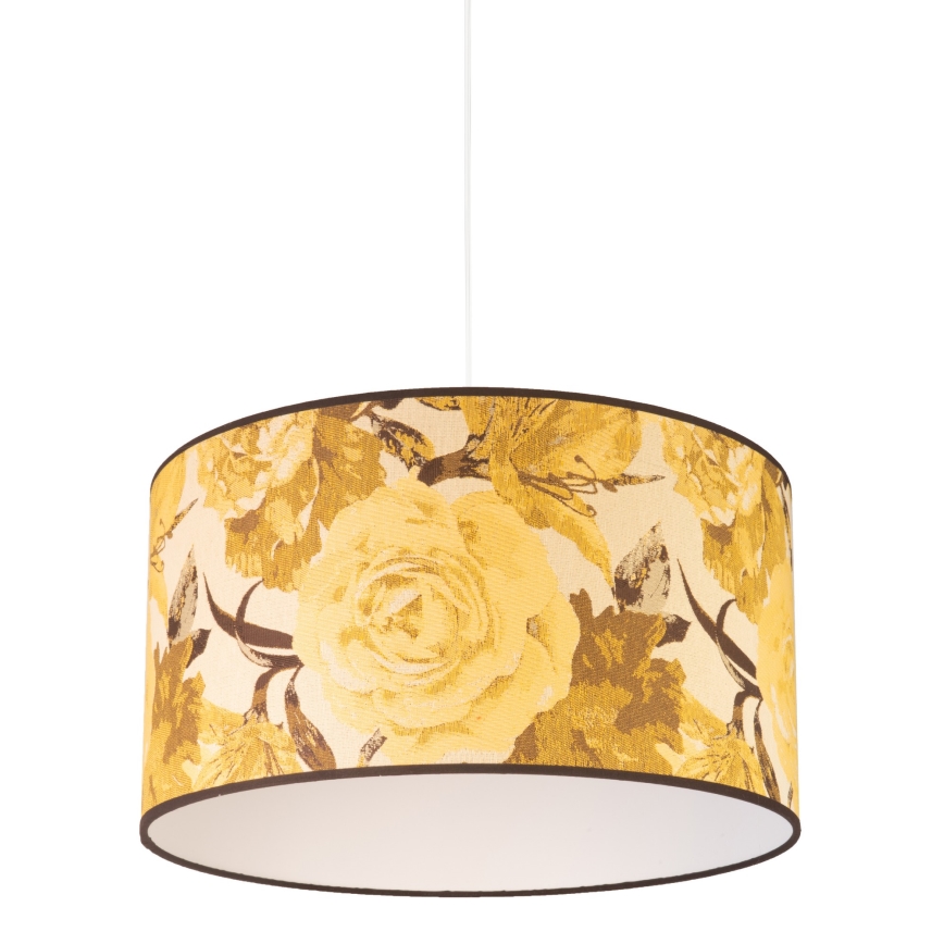 Duolla - Suspension filaire CONSTANCE 1xE27/40W/230V d. 45 cm jaune