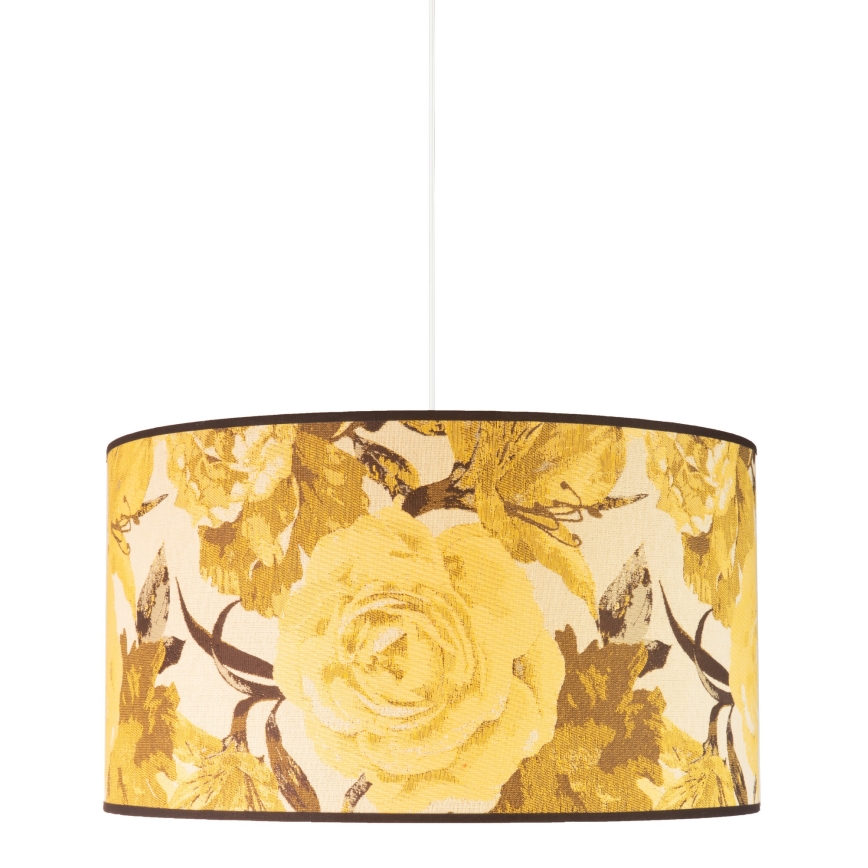 Duolla - Suspension filaire CONSTANCE 1xE27/40W/230V d. 45 cm jaune