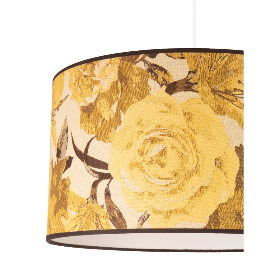 Duolla - Suspension filaire CONSTANCE 1xE27/40W/230V d. 45 cm jaune