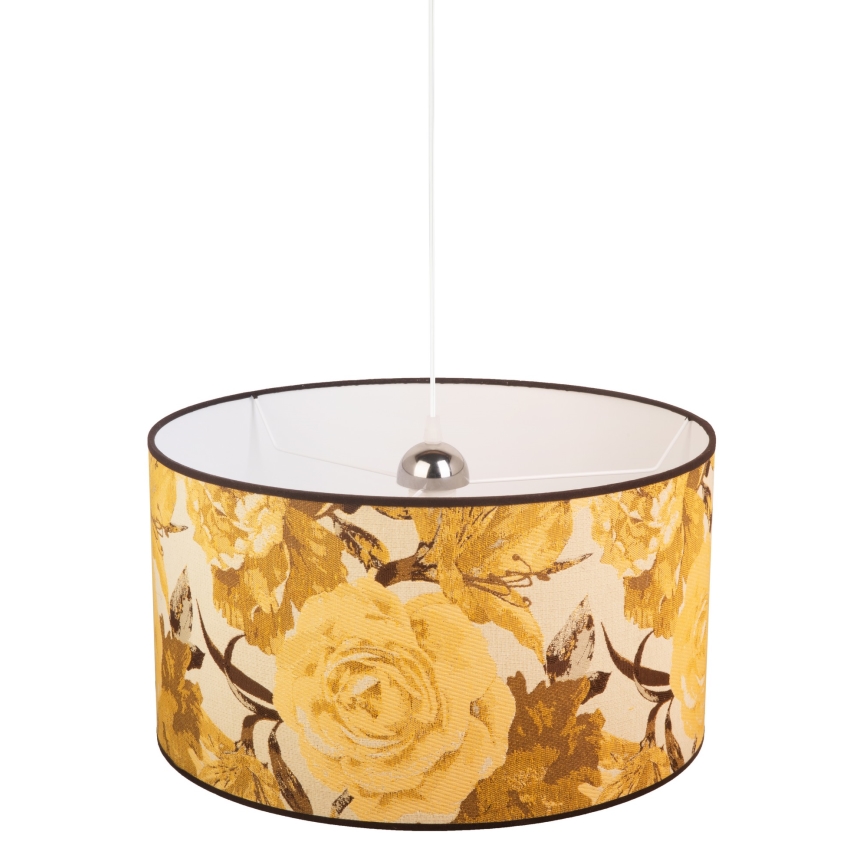 Duolla - Suspension filaire CONSTANCE 1xE27/40W/230V d. 45 cm jaune