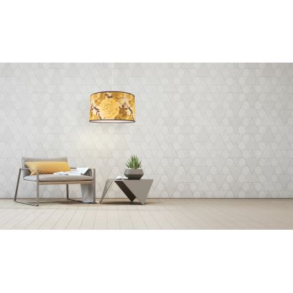 Duolla - Suspension filaire CONSTANCE 1xE27/40W/230V d. 45 cm jaune