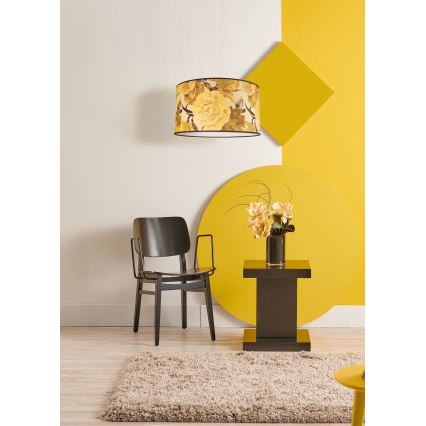 Duolla - Suspension filaire CONSTANCE 1xE27/40W/230V d. 45 cm jaune