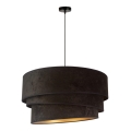 Duolla - Suspension filaire DEVON 1xE27/40W/230V d. 45 cm noir/doré