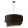 Duolla - Suspension filaire DEVON 1xE27/40W/230V d. 45 cm noir/doré