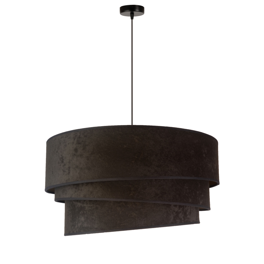 Duolla - Suspension filaire DEVON 1xE27/40W/230V d. 45 cm noir/doré