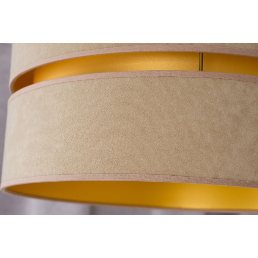 Duolla - Suspension filaire DUO 1xE27/15W/230V d. 40 cm beige