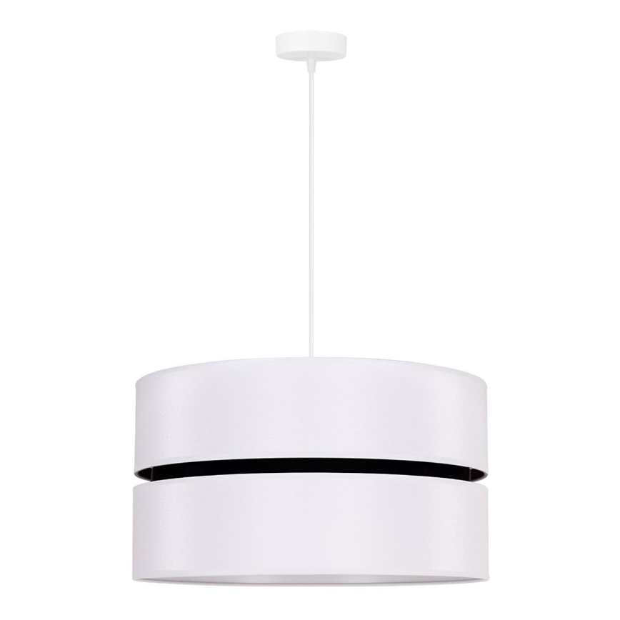 Duolla - Suspension filaire DUO 1xE27/15W/230V d. 40 cm blanc/noir