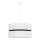 Duolla - Suspension filaire DUO 1xE27/15W/230V d. 40 cm blanc/noir