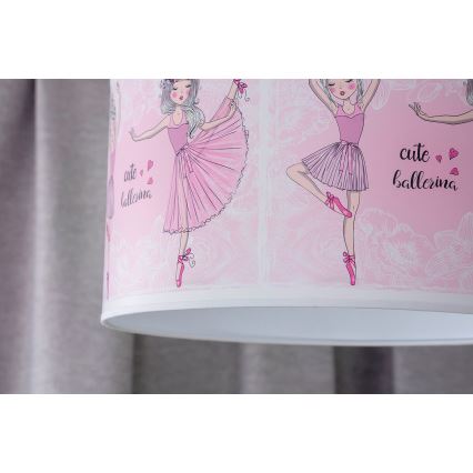 Duolla - Suspension filaire enfant PRINT M 1xE27/40W/230V d. 35 cm ballerines