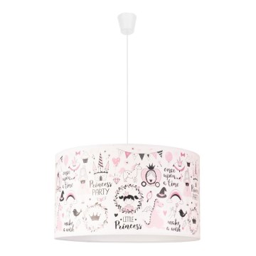 Duolla - Suspension filaire enfant PRINT M 1xE27/40W/230V d. 35 cm conte de fée