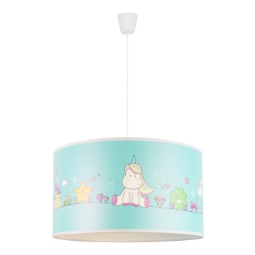Duolla - Suspension filaire enfant UNICORN 1xE27/15W/230V d. 35 cm
