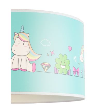 Duolla - Suspension filaire enfant UNICORN 1xE27/15W/230V d. 35 cm