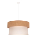 Duolla - Suspension filaire ETNIC 1xE27/40W/230V d. 45 cm crème/beige