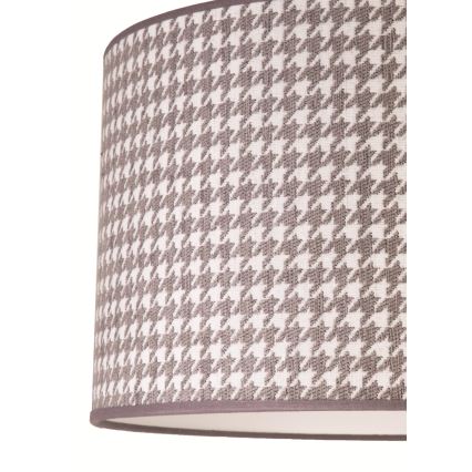 Duolla - Suspension filaire KENT 1xE27/40W/230V d. 45 cm gris