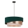 Duolla - Suspension filaire KOBO 1xE27/15W/230V d. 45 cm vert/or rose/crème