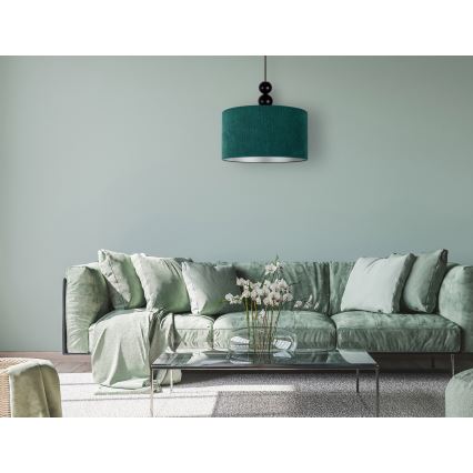 Duolla - Suspension filaire LYON 1xE27/15W/230V d. 40 cm vert