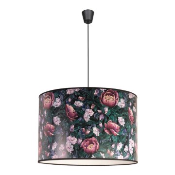 Duolla - Suspension filaire PRINT L 1xE27/40W/230V d. 45 cm fleurs