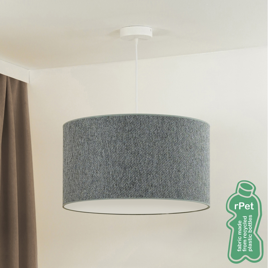 Duolla - Suspension filaire ROLLER ECO RECYCLING 1xE27/15W/230V d. 45 cm vert
