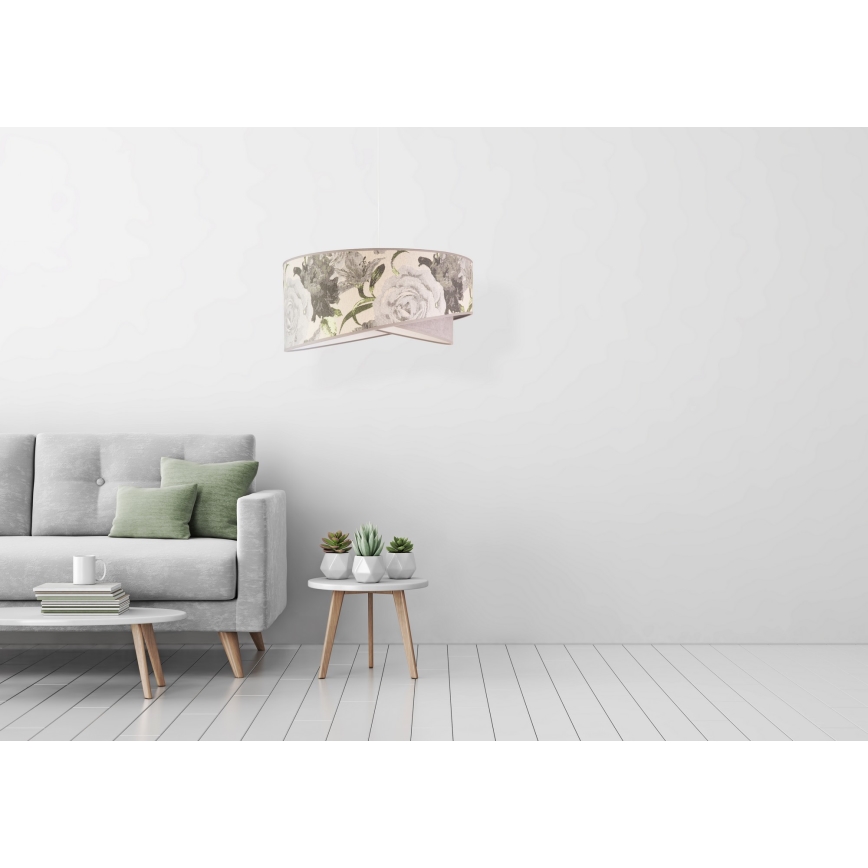 Duolla - Suspension filaire ROYAL 1xE27/40W/230V d. 50 cm gris