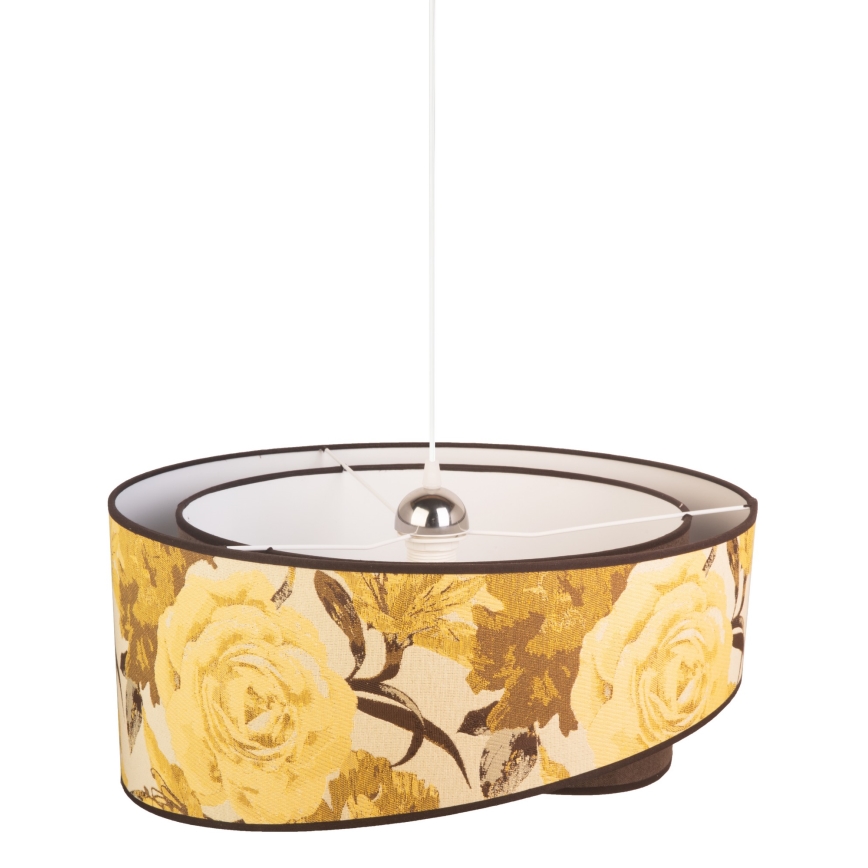Duolla - Suspension filaire ROYAL 1xE27/40W/230V d. 50 cm jaune