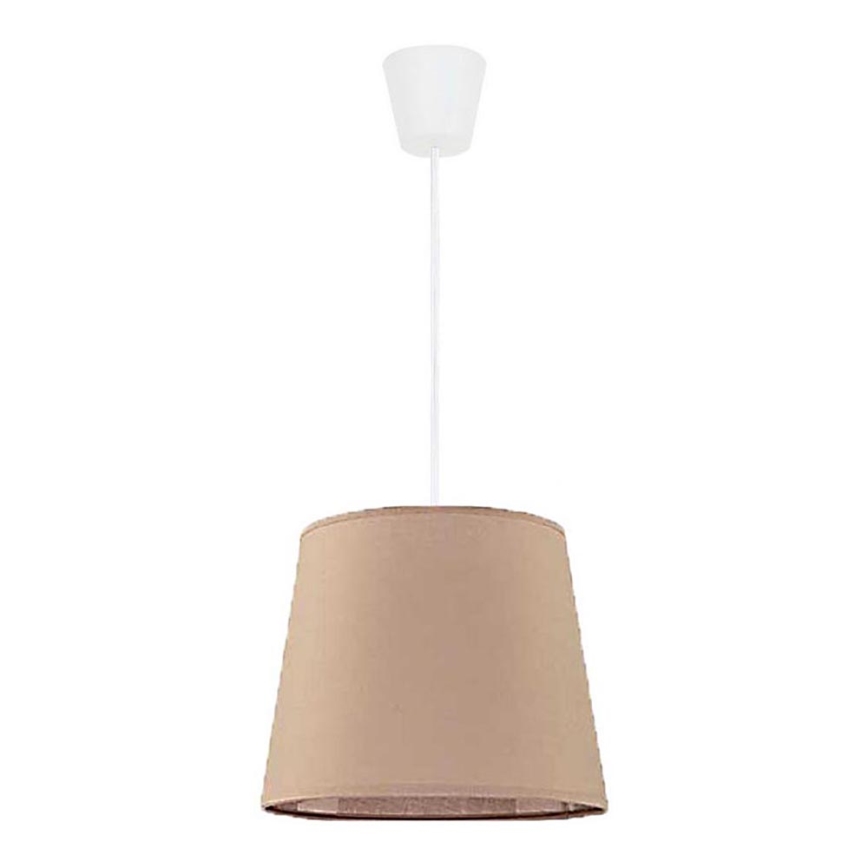 Duolla - Suspension filaire SOLO 1xE27/40W/230V d. 24 cm beige