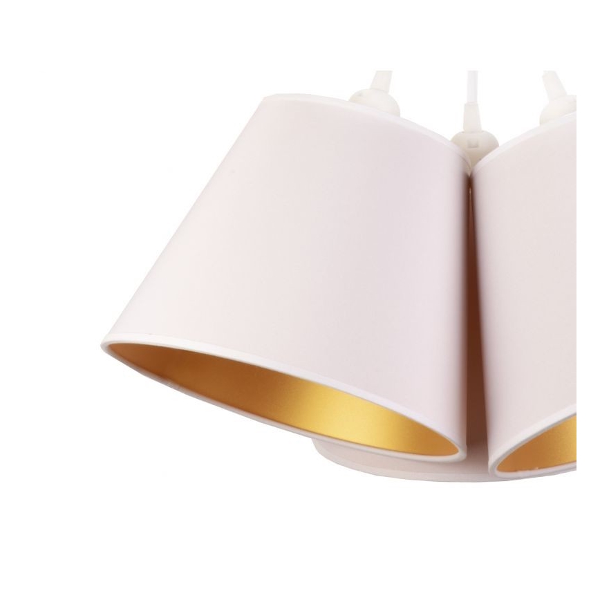 Duolla - Suspension filaire TWIGGY 3xE27/40W/230V d. 60 cm blanc
